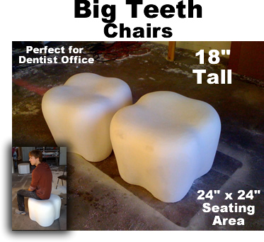 Big Giant Teeth Molars