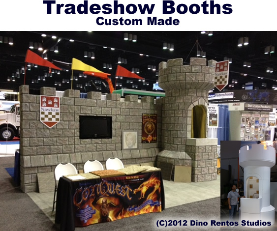 Custom Trade Show Displays, Props or a complet Foam Trade Show Booth